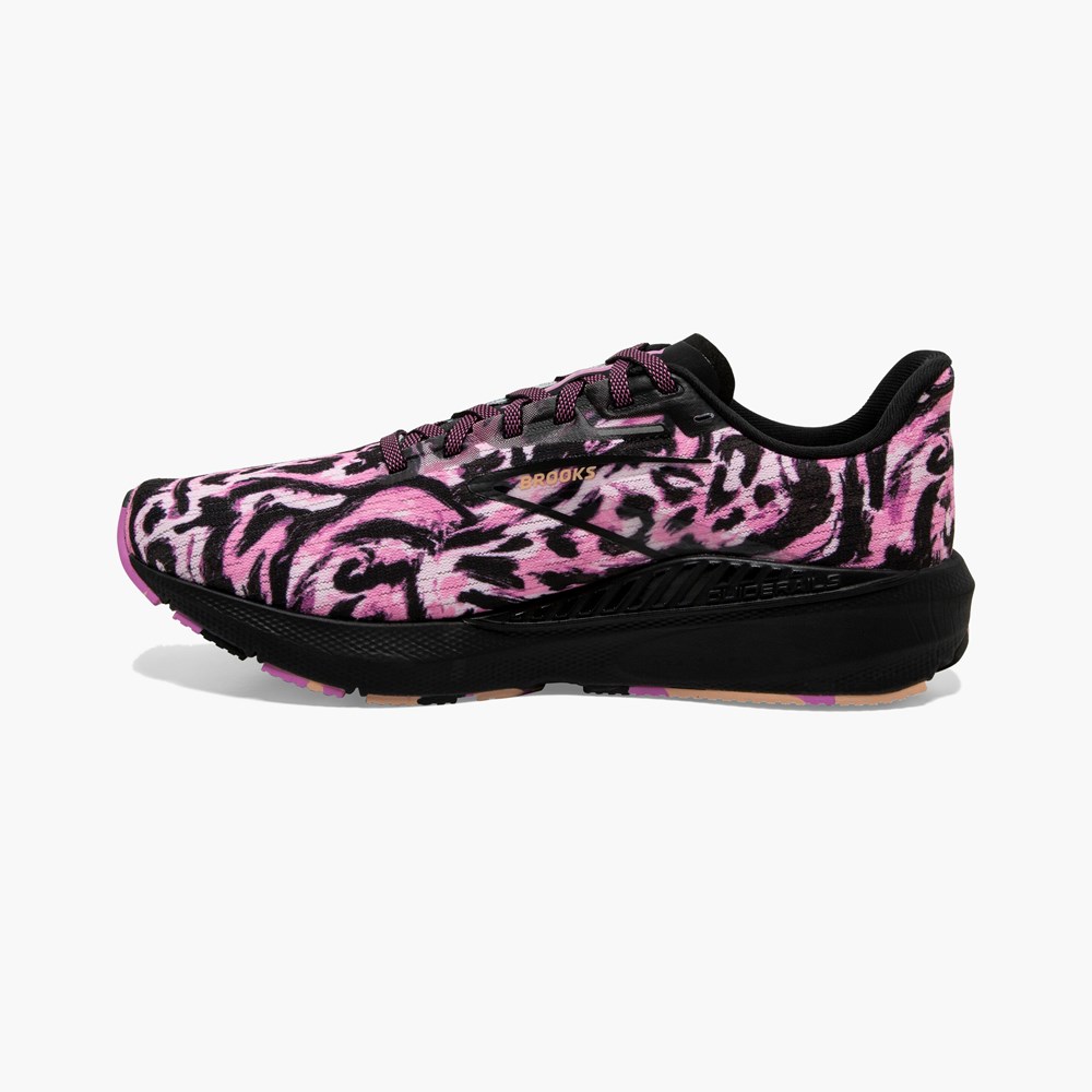 Chaussure Running Brooks Launch GTS 10 Grise Foncé Femme | GVS-7320402